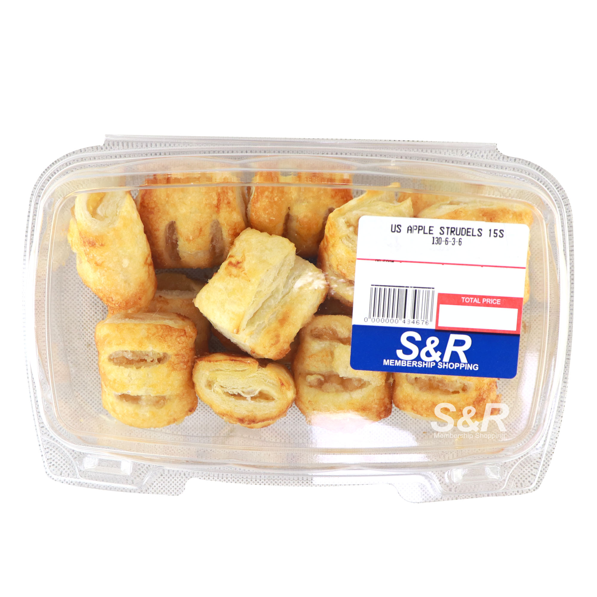 S&R US Apple Strudels 15pcs S&R US Apple Strudels 15pcs